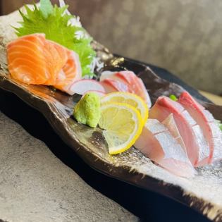 お造りの三種盛り