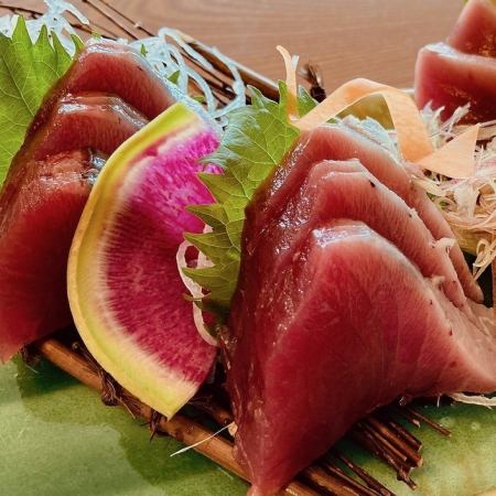 First bonito sashimi