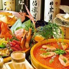 【青葉套餐】適合重要的晚宴！ 9道菜 + 東北、宮城地方酒（18種）無限暢飲150分鐘 8,800日元 單獨供應