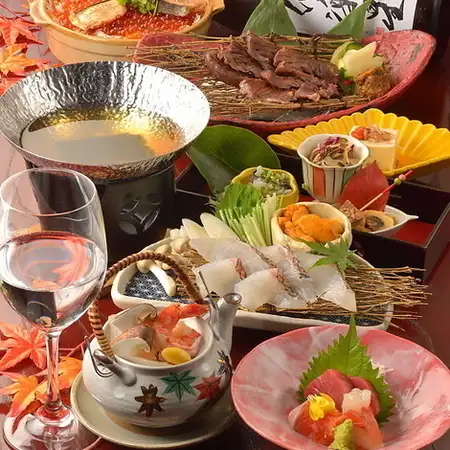 月～水曜日限定3組！お得な【お試し5500円コース】料理6品+宮城の地酒5種飲み放題付き120分