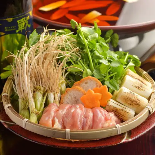 Enjoy seri hot pot and Sendai specialties ~ [Miyagi Full Enjoyment 7700 yen course] 9 dishes + 120 minutes of all-you-can-drink of 15 types of Tohoku local sake