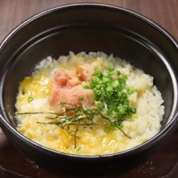 Rice porridge with shredded snow crab and egg, 1 cup