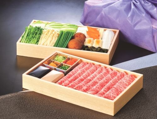 [Wagyu beef marbled meat] Shabu-shabu set for 2 people