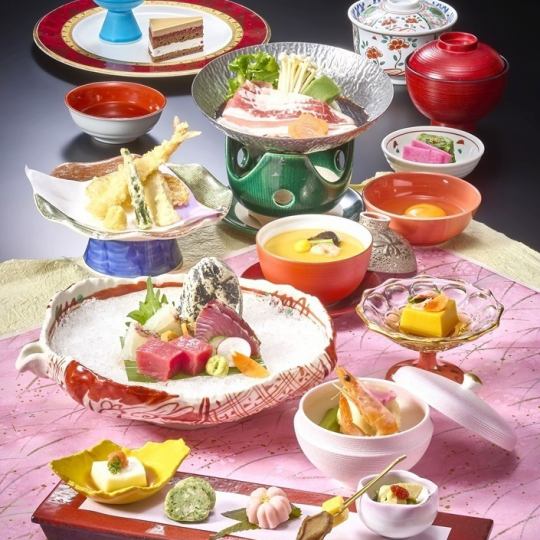 From 2/26 to 4/22 <Spring Celebration> Seasonal Kaiseki ~ Kibune ~ 11 dishes total, 5,720 yen