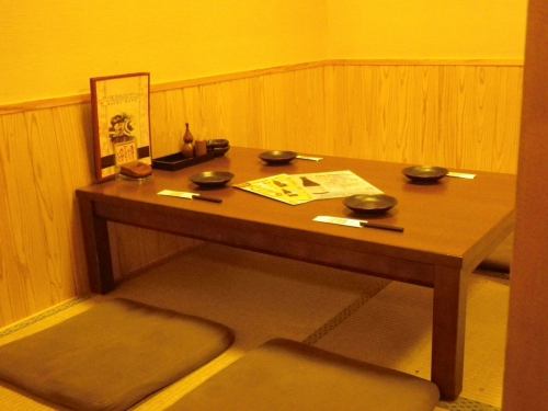 座敷は2名から利用できる
