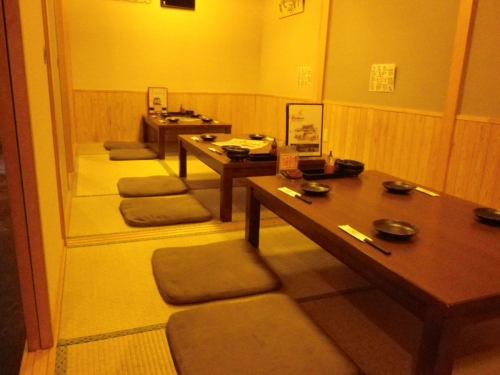 ふすまを外せば最大22名着席可能！