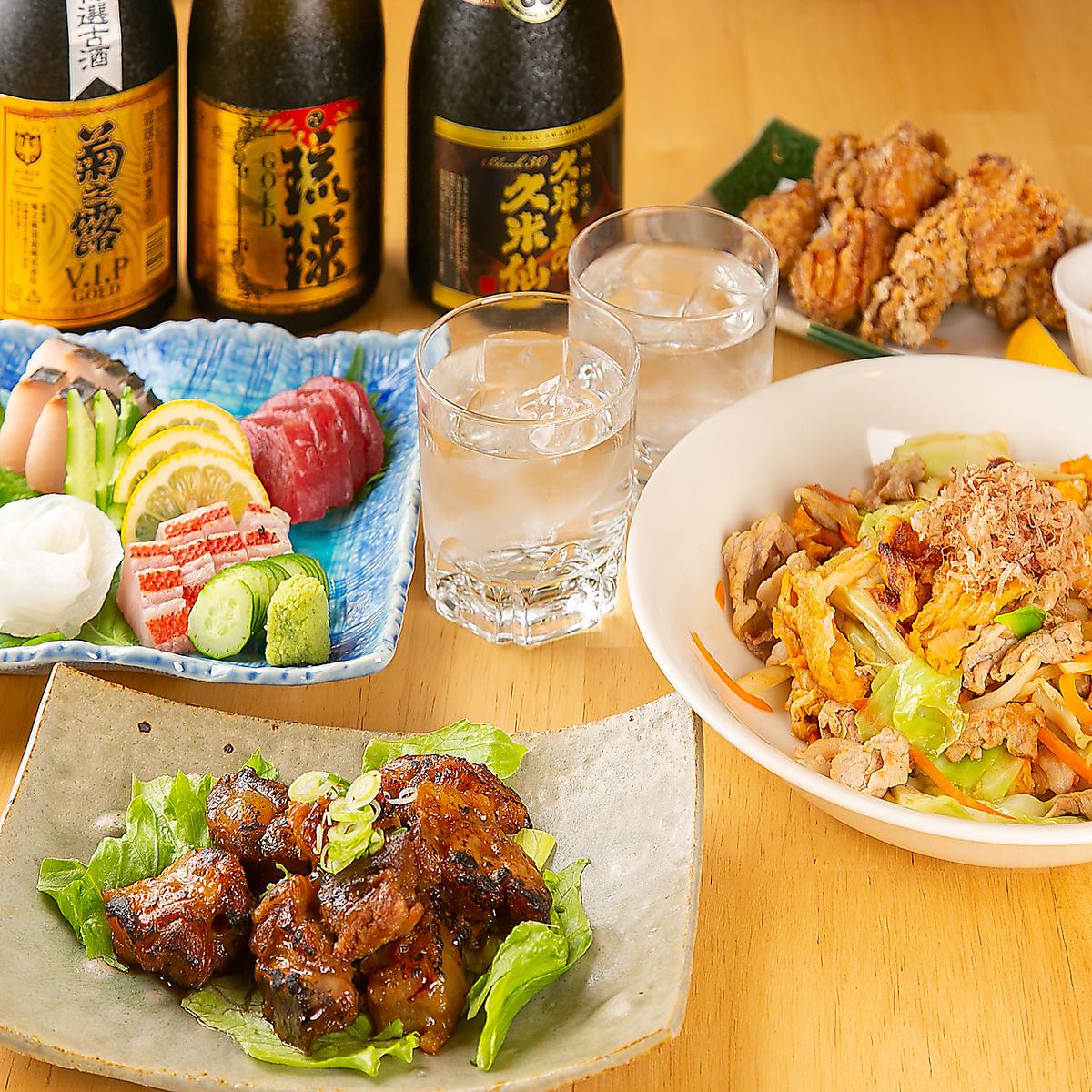 松阪駅より、徒歩9分！新鮮な海鮮と沖縄料理が楽しめる居酒屋。宴会にどうぞ！