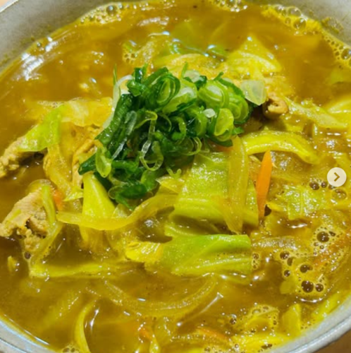 Curry vegetable soba