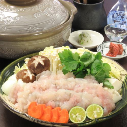 [Limited time offer] A single-item conger eel hotpot packed with the umami and sweetness of the ingredients ⇒ 4,300 yen (tax included)