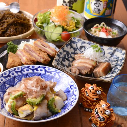 Okinawa banquet course with all-you-can-drink at Kachashii is available ♪