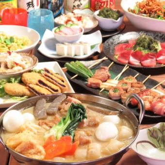 ★Enjoy Okinawa! Casual banquet★All 8 dishes, 2 hours all-you-can-drink course including draft beer⇒3980 yen