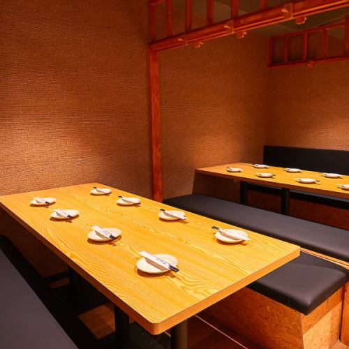 貸切可能な団体個室も充実