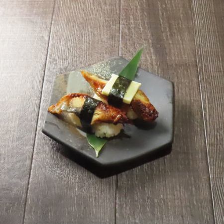 鰻寿司2点盛り(鰻・鰻バター)