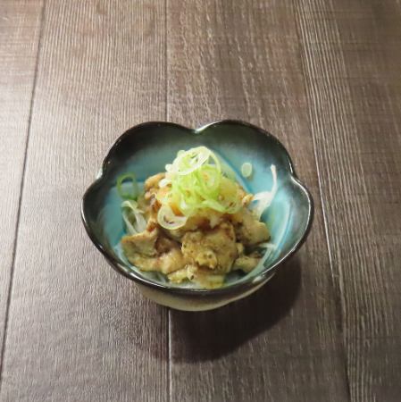 鶏ハラミの炭火焼きさっぱりおろポン