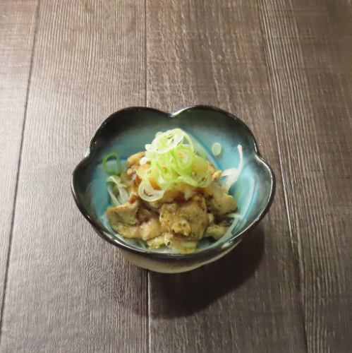 鶏ハラミの炭火焼きさっぱりおろポン