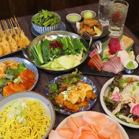 Osaka Foodie Course: 10 dishes with 90 minutes of all-you-can-drink (100 types of drinks including draft beer) - 4900 yen (tax included)