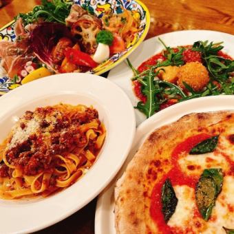 ■Pizzeria course: 3,800 yen including tax (from December 25th)