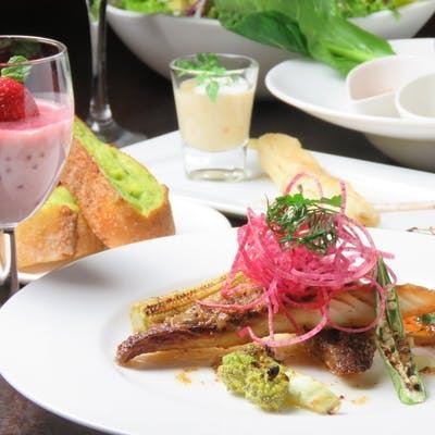 [Lunch ThanksNature course] 5 dishes + toast homemade sangria 3000 yen (tax included)