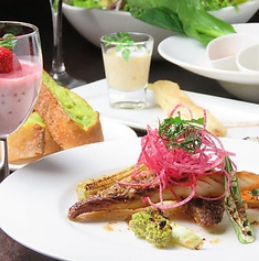 ★Recommended★ [Lunch Thanks Nature Course] 5 dishes + 2 hours all-you-can-drink 4,000 yen (tax included)