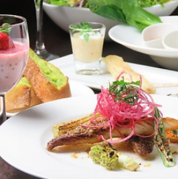 ★Recommended★ [Lunch Thanks Nature Course] 5 dishes + 2 hours all-you-can-drink for 4,000 yen (tax included)