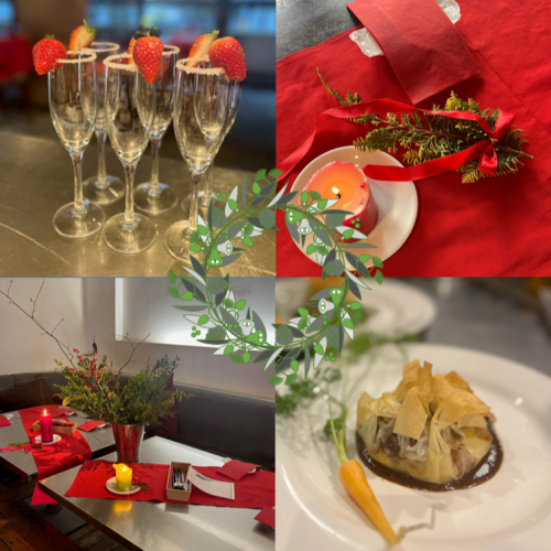 ※12/24~25 only [19:30~21:30] 2 hours of all-you-can-drink included♪ Christmas course! Sparkling wine included