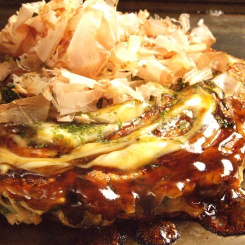 [2 hours] All-you-can-eat Okonomiyaki/Monjayaki & All-you-can-drink 3,180 yen (tax included)