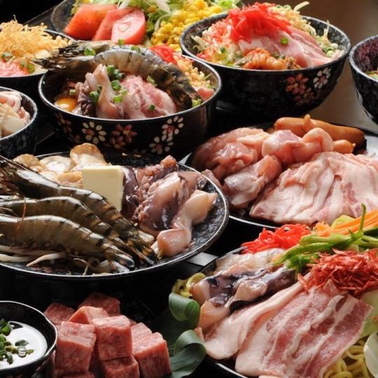 [Wakatake specialty all-you-can-eat/drink] 2 hours all-you-can-eat all items + all-you-can-drink soft drinks 4,000 yen (tax included)