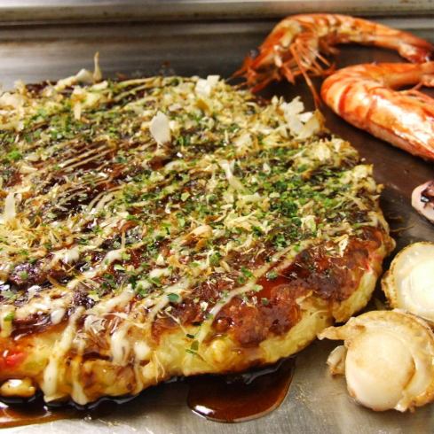 ご家族でワイワイお好み焼き♪食べ放題プランもございます!