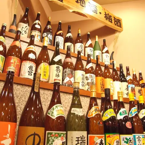 本格焼酎、地酒も取り揃えています。会社の上司と、同僚と是非!
