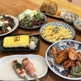 勝丸お手軽コース2時間飲み放題付き（3,980円）