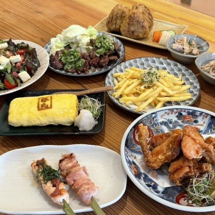 胜丸轻松课程，含2小时畅饮（3,980日元）