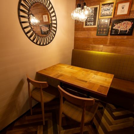 ◇ Private room Chair seat type 3 to 4 people ◇ Recommended for banquets and entertainment with friends.Fashionable private rooms are also popular with girls-only gatherings ♪ The secretary's preview is also welcome.