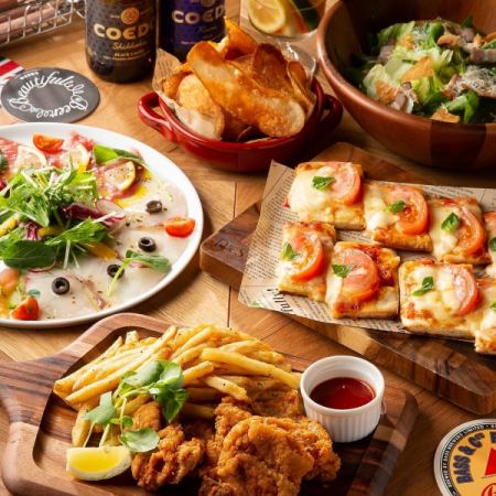 早割20％OFF!!【カジュアルパーティーコース】全7品2H飲放付4730円⇒3784円(税込)