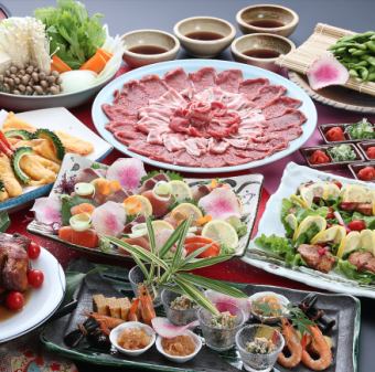 All-you-can-eat shabu-shabu 120 minutes & all-you-can-drink 120 minutes