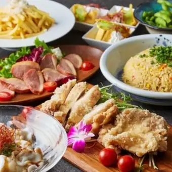 7월・8월【생맥주 포함 3H 음방】화코스 요리 8품 4000엔→3500엔