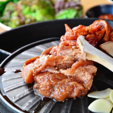 [Digi Kalbi Enjoyment Course] Sweet and spicy secret sauce is the key ◎ 4,500 yen with 90 minutes of all-you-can-drink from 6 dishes!