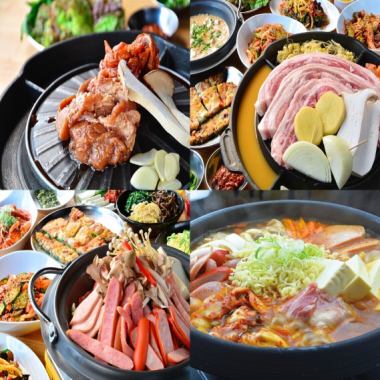 【各種宴会にオススメ！】選べる鉄板料理 & 鍋コース全5品◎90分飲み放題付5,000円（税込）