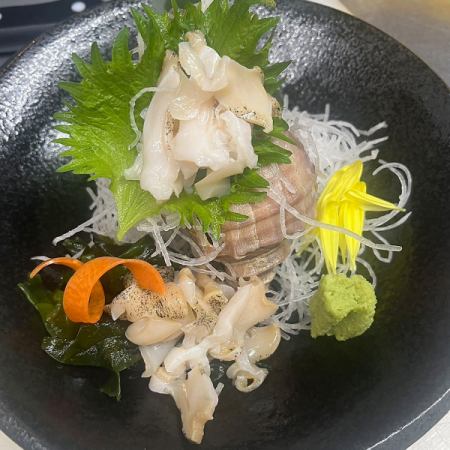 つぶ貝刺身