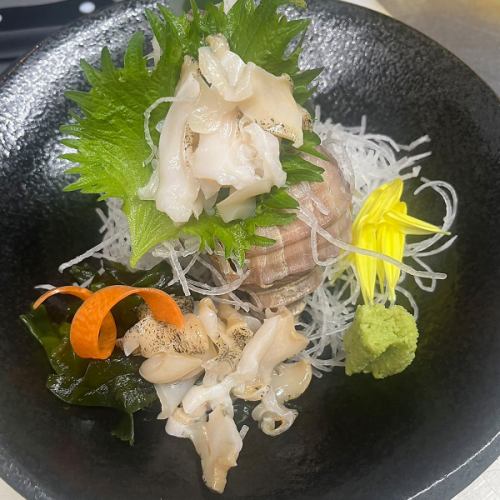 つぶ貝刺身
