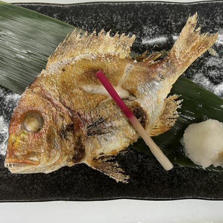 レンコ鯛塩焼き