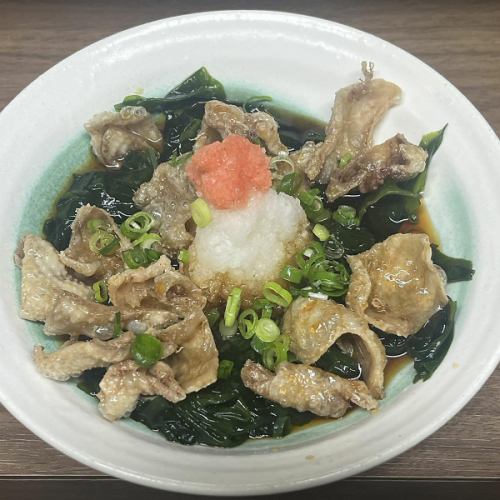 鶏皮ポン酢
