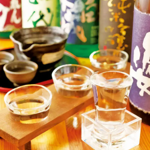 There are also many local sake ◎