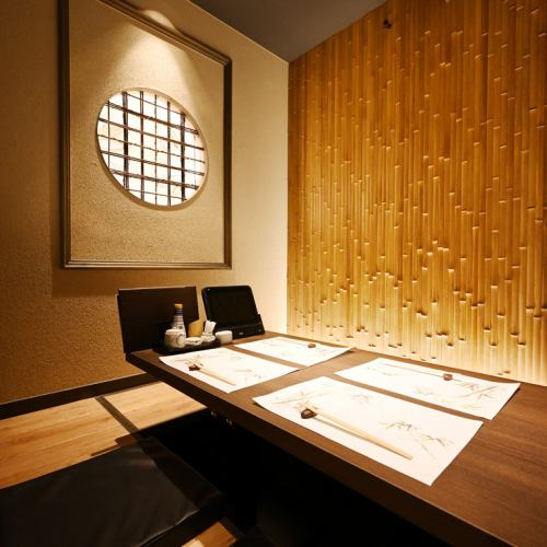 Complete private room with sunken kotatsu