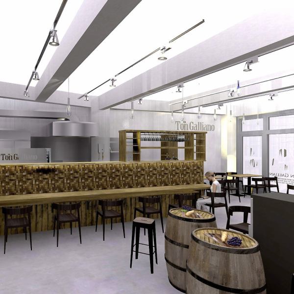 駅前店のカジュアルさとドゥーエの落ち着き、その“いいところ”を掛け合わせたちょうど良い心地良さを大切にしたトン・ガリアーノです