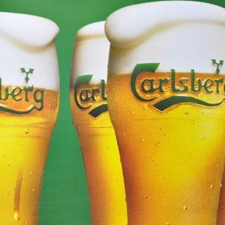 テルッツオの生ビールはカールスバーグ!