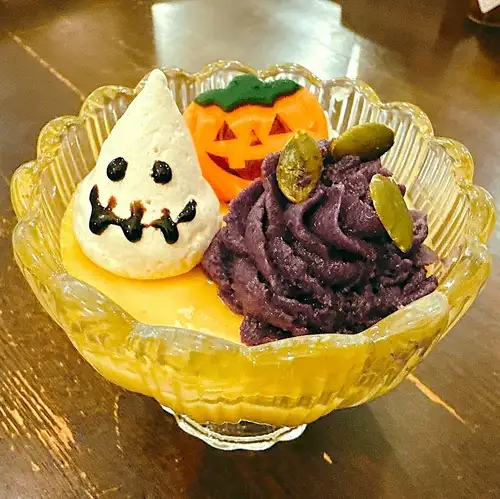 かぼちゃのハロウィンプリン