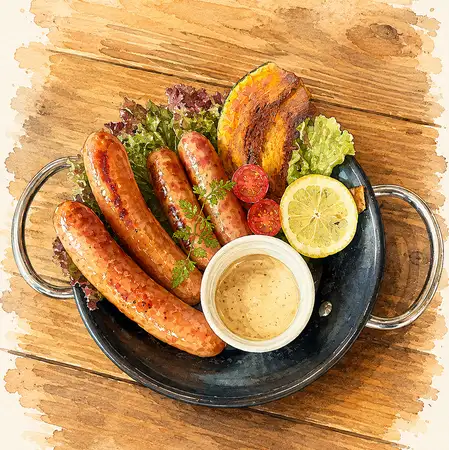 あぐー豚のソーセージ３種盛り合わせ