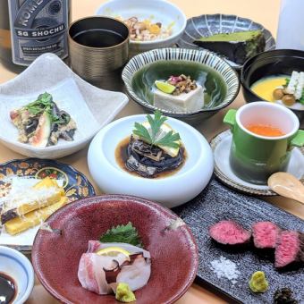sara博多小皿コース～ 刺身から肉料理、ご飯もの、デザートまで揃うスタンダードコース～