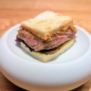 糸島豚肩ロースのカツサンド