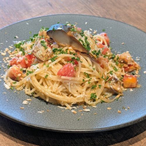●焼鯖カレティエッラ スパゲティー